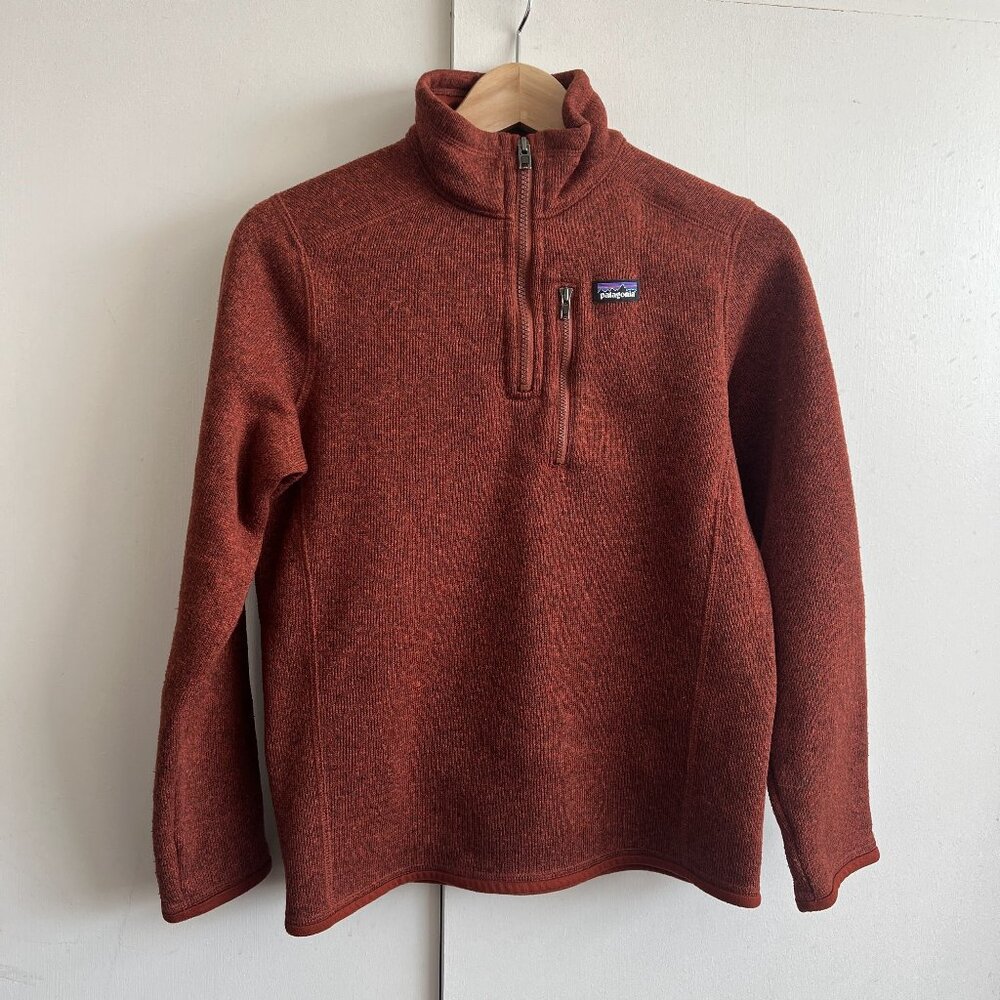 Patagonia Kids' Better Sweater® 1/4-Zip Fleece XL (14) in Red